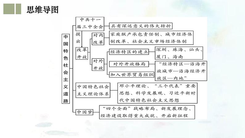 (部编版)中考历史一轮复习考点练习课件专题18 中国特色社会主义道路(含答案)第6页