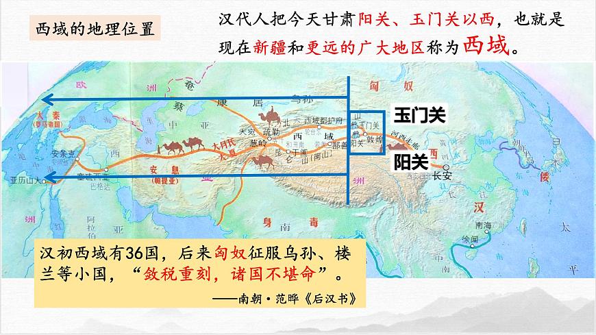 統(tǒng)編版歷史七年級(jí)上冊(cè)第14《課絲綢之路的開(kāi)通與經(jīng)營(yíng)西域》課件第4頁(yè)