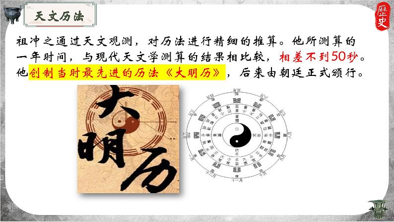 义务教育七年级历史上册2024年版第20课 三国两晋南北朝时期的科技与文化【课件】08