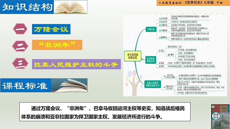 人教统编版九年级历史下册第19课 亚非拉国家的新发展(同步教学课件)02