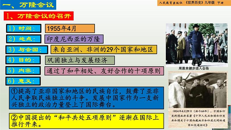 人教统编版九年级历史下册第19课 亚非拉国家的新发展(同步教学课件)07