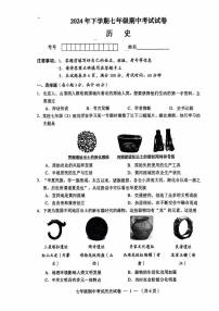 湖南省常德市桃源县2024-2025学年七年级上学期11月期中历史试题