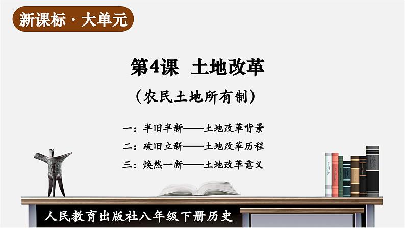 第3课 土地改革【大单元教学课件】第1页
