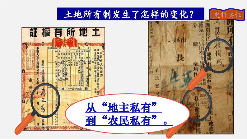 第3课 土地改革【大单元教学课件】第6页