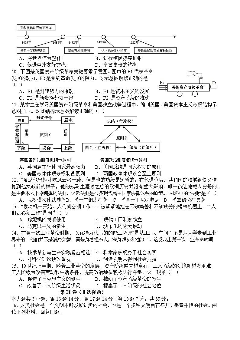 历史试卷第2页