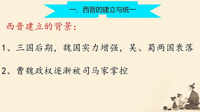 初中 历史 人教版(2024) 七年级上册第17课 西晋的短暂统一和北方各族的内迁 课件第5页