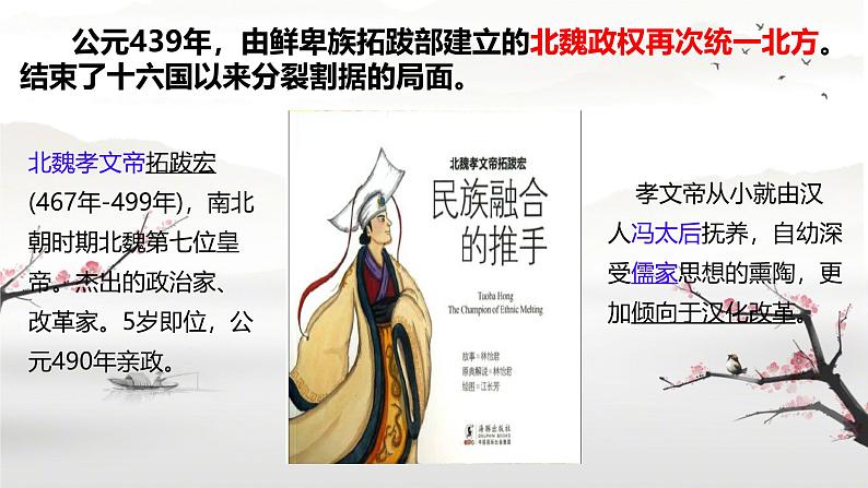 初中 历史 人教版(2024) 七年级上册第19课 北朝政治和北方民族大交融 课件第5页