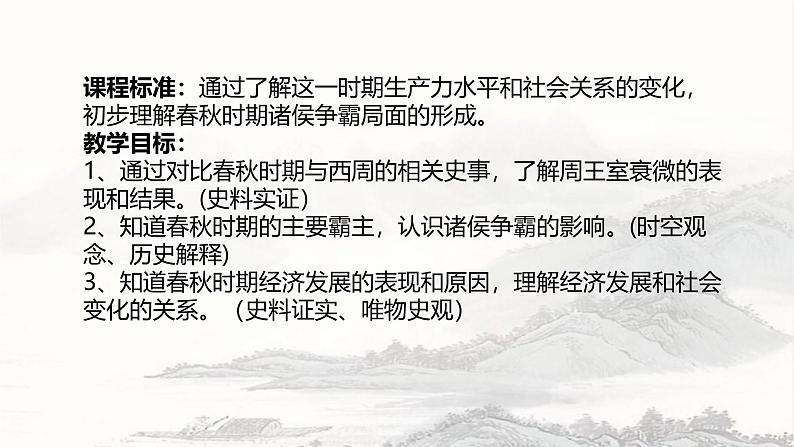 初中 历史 人教版(2024) 七年级上册第5课 动荡变化中的春秋时期 课件第3页