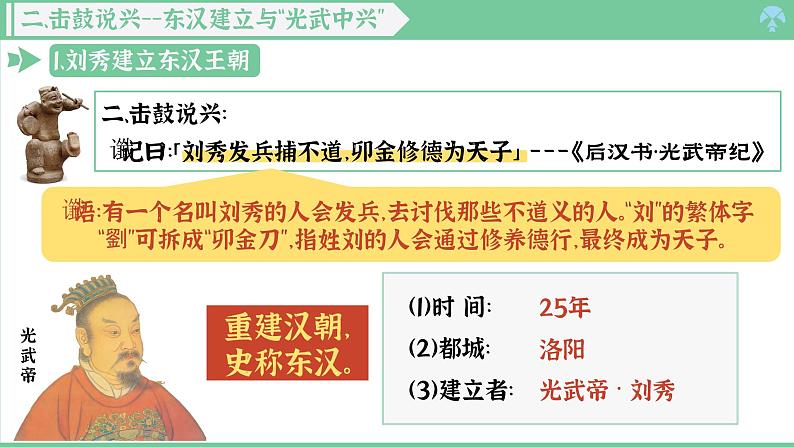 「2024新教材课件」部编版七年级上册历史 第13课 东汉的兴衰第8页