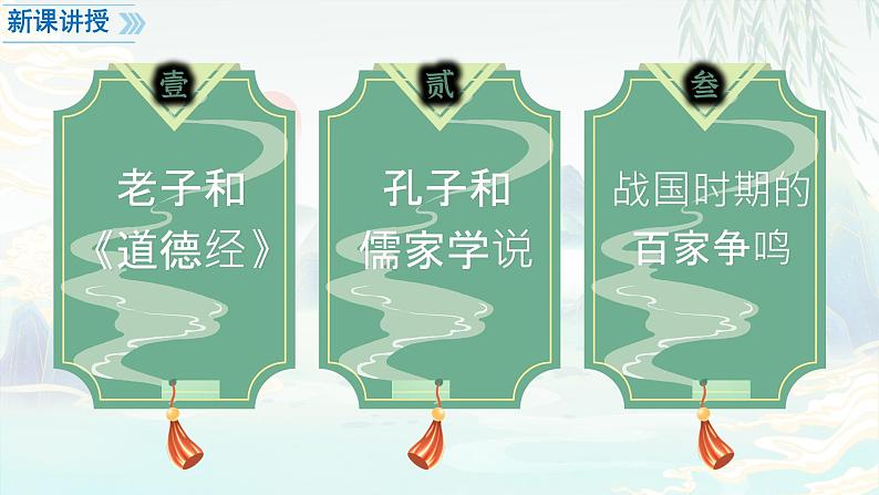 初中 历史 人教版(2024) 七年级上册第7课 百家争鸣 课件第3页