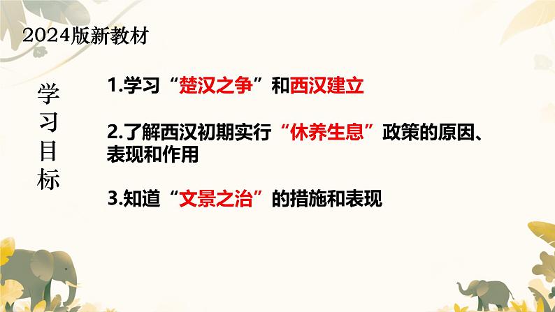 初中 历史 人教版(2024) 七年级上册第11课 西汉建立和“文景之治” 课件第4页