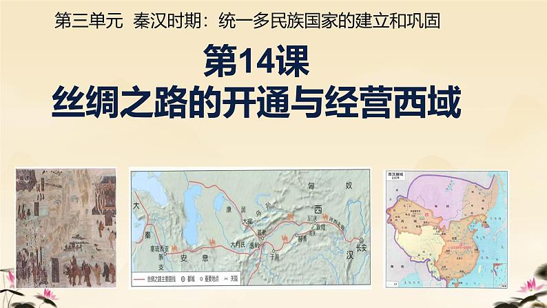 初中 历史 人教版(2024) 七年级上册第14课 沟通中外文明的丝绸之路 课件第3页
