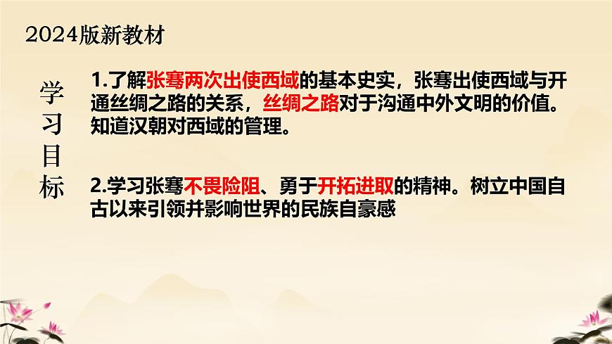 初中  歷史  人教版（2024）  七年級(jí)上冊(cè)第14課 溝通中外文明的絲綢之路 課件第4頁