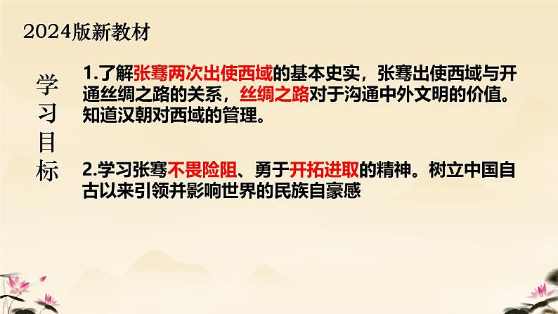 初中 历史 人教版(2024) 七年级上册第14课 沟通中外文明的丝绸之路 课件第4页