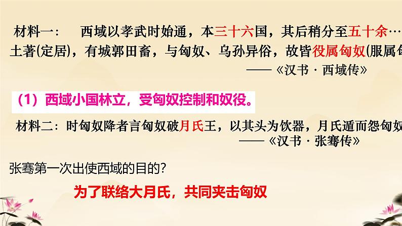 初中 历史 人教版(2024) 七年级上册第14课 沟通中外文明的丝绸之路 课件第6页