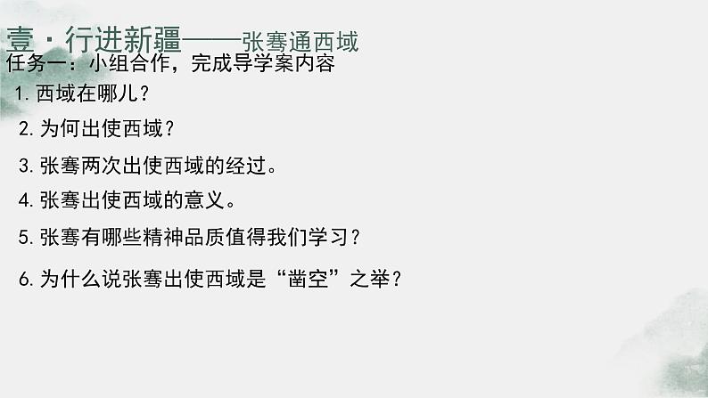 初中 历史 人教版(2024) 七年级上册第14课 沟通中外文明的丝绸之路 课件第6页