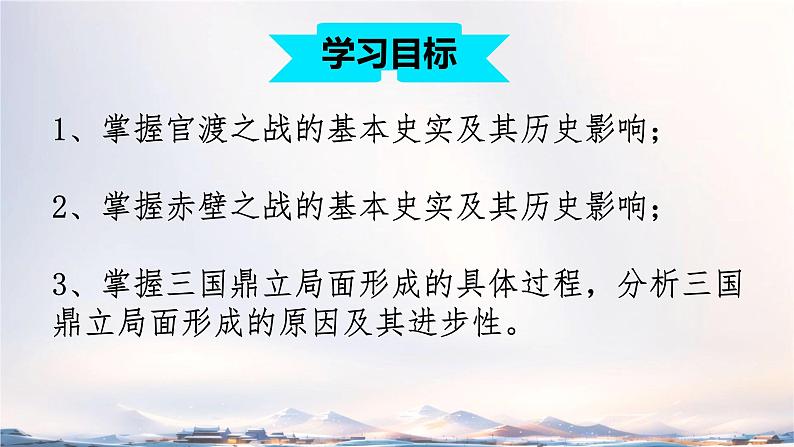 初中 历史 人教版(2024) 七年级上册第16课 三国鼎立 课件第2页