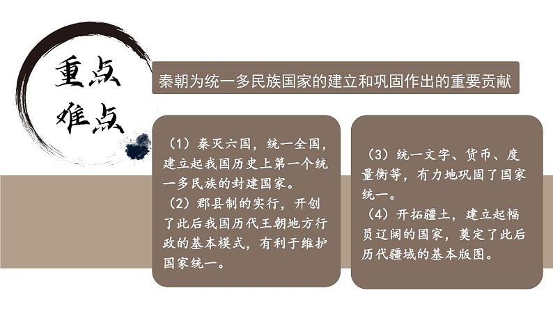 初中历史新人教版七年级上册第三单元 秦汉时期:统一民族封建国家的建立和巩固综合复习课件(2024秋)第8页