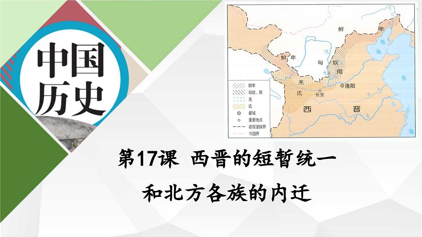 第17課西晉的短暫統(tǒng)一和北方各族的內(nèi)遷（課件PPT版）第2頁