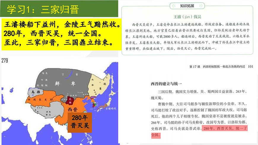 第17課西晉的短暫統(tǒng)一和北方各族的內(nèi)遷（課件PPT版）第8頁