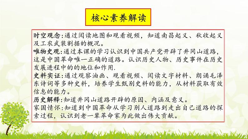 新课堂探索课件 部编版历史8年级上册 第16课 毛泽东开辟井冈山道路第2页