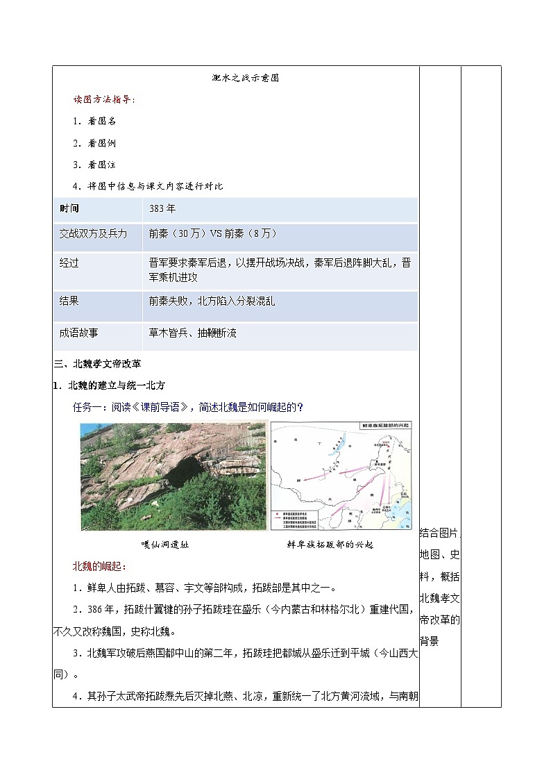 第19课 北朝政治和北方民族大交融(教学设计)-(统编版2024)第3页