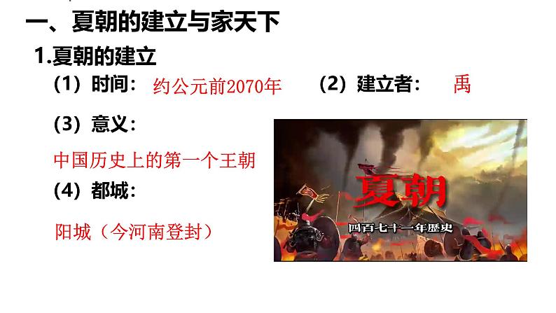初中 历史 人教版(2024) 七年级上册第4课 夏商西周王朝的更替 课件第3页