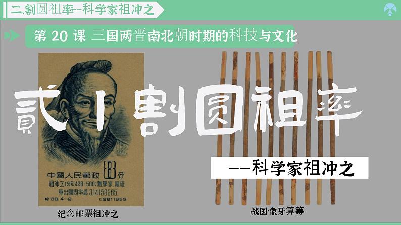 「2024新教材课件」部编版七年级上册历史第20课 三国两晋南北朝时期的科技与文化第8页