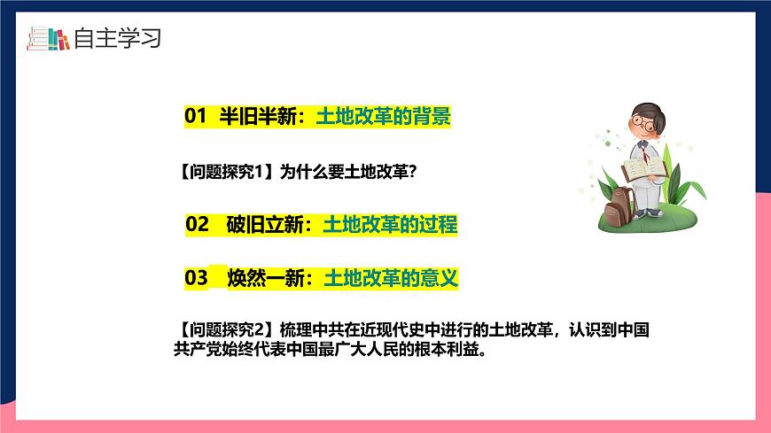 人教統(tǒng)編版歷史八年級(jí)下冊(cè)3《土地改革》（課件）第4頁(yè)