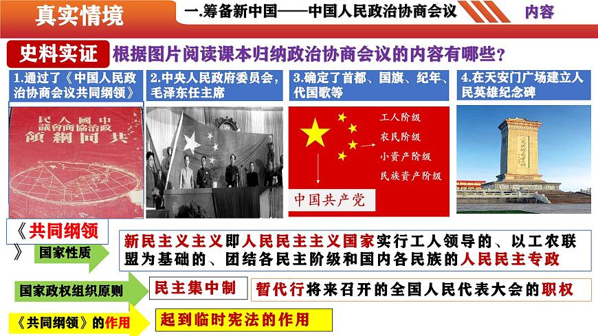 第1課 中華人民共和國成立（精品課件）-【素養(yǎng)本位 深度學(xué)習(xí)課堂】八年級(jí)歷史下冊(cè)教學(xué)課件與學(xué)案（部編版）第4頁