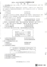 辽宁省沈阳市康平县2024-2025学年八年级上学期期末历史试卷