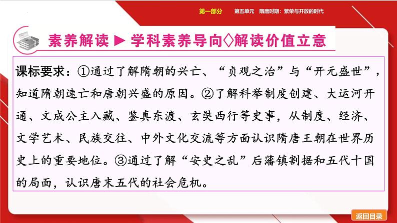 第五单元隋唐时期:繁荣与开放的时代课件中考历史一轮复习第7页
