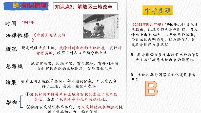 主题14 解放战争(课件)-【备考2025】中考历史二轮新课标、大概念、大主题第8页