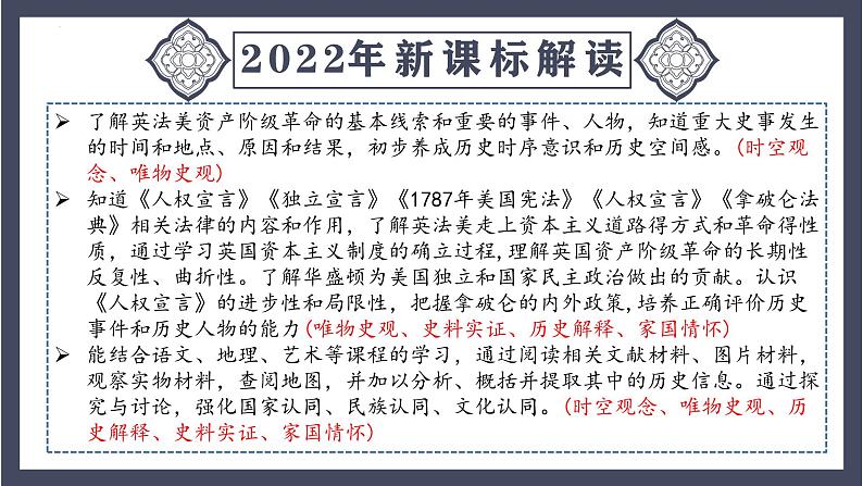 专题27 资本主义制度的初步确立(课件)-最新中考历史一轮大单元复习必备课件(人教部编版)第4页