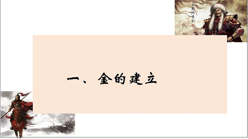 人教版（2024）7下歷史第10課《 金與南宋對峙》課件第4頁
