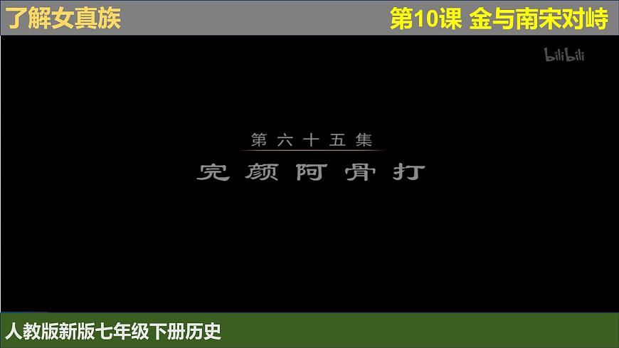 人教版（2024）7下歷史第10課《 金與南宋對峙》課件第6頁