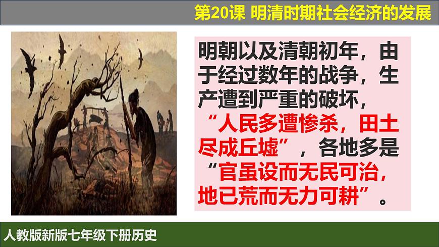 人教版（2024）7下歷史第20課《明清時期社會經(jīng)濟的發(fā)展》課件第5頁