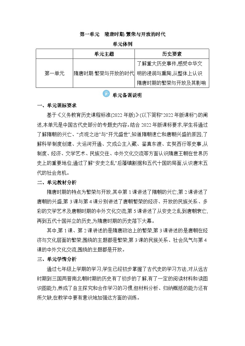 01 第1单元 隋唐时期第1页