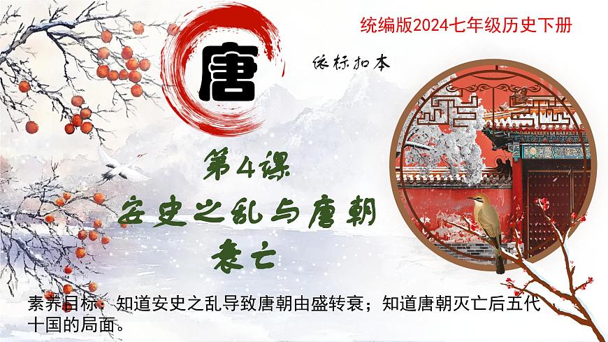 新人教版初中歷史七年級下冊 第4課_安史之亂與唐朝衰亡 課件第1頁