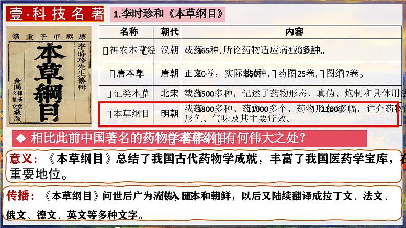 人教(2024)历史七下课件 第21课 明清时期的科技与文化第8页