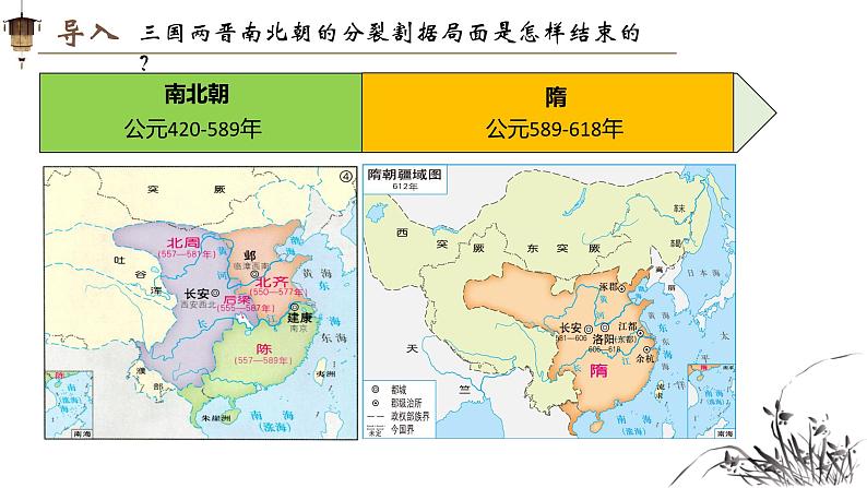 新人教版初中历史七年级下册 第1课 隋唐的统一与灭亡 课件第3页