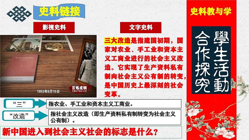 第5课 三大改造(史料教与学)第2页