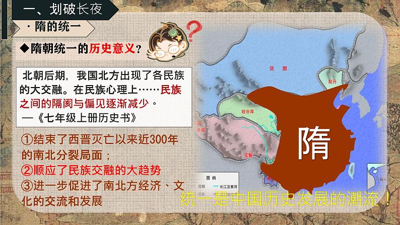 初中 历史 人教版(2024) 七年级下册(2024)第1课 隋朝统一与灭亡 课件第8页