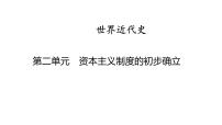 世界近代史第二单元　资本主义制度的初步确立2025年中考历史一轮复习教材梳理 课件