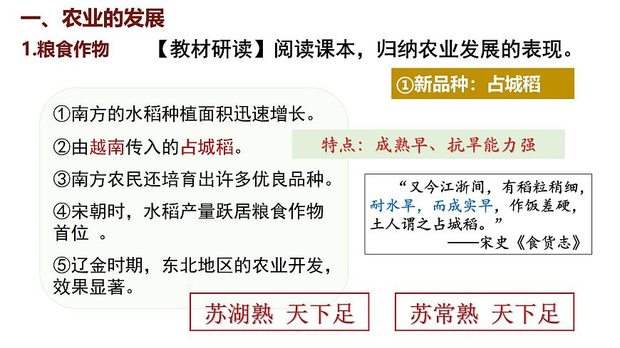 第12課 遼宋夏金元時期經(jīng)濟的繁榮課件--2024-2025學(xué)年統(tǒng)編版七年級歷史下冊第4頁