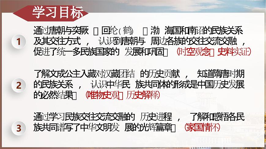 新人教版初中歷史七年級(jí)下冊(cè) 第5課 隋唐時(shí)期的民族交往與交融（課件）第3頁