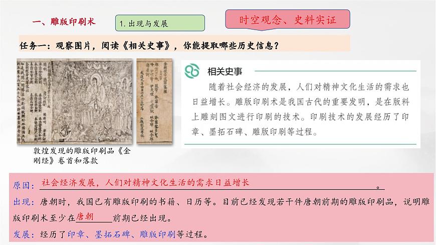 第7課 隋唐時(shí)期的科技與文化（課件+視頻）第5頁