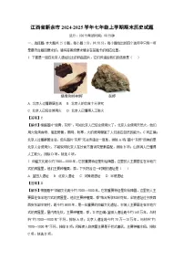 2024-2025学年江西省新余市七年级上学期期末历史试卷（解析版）