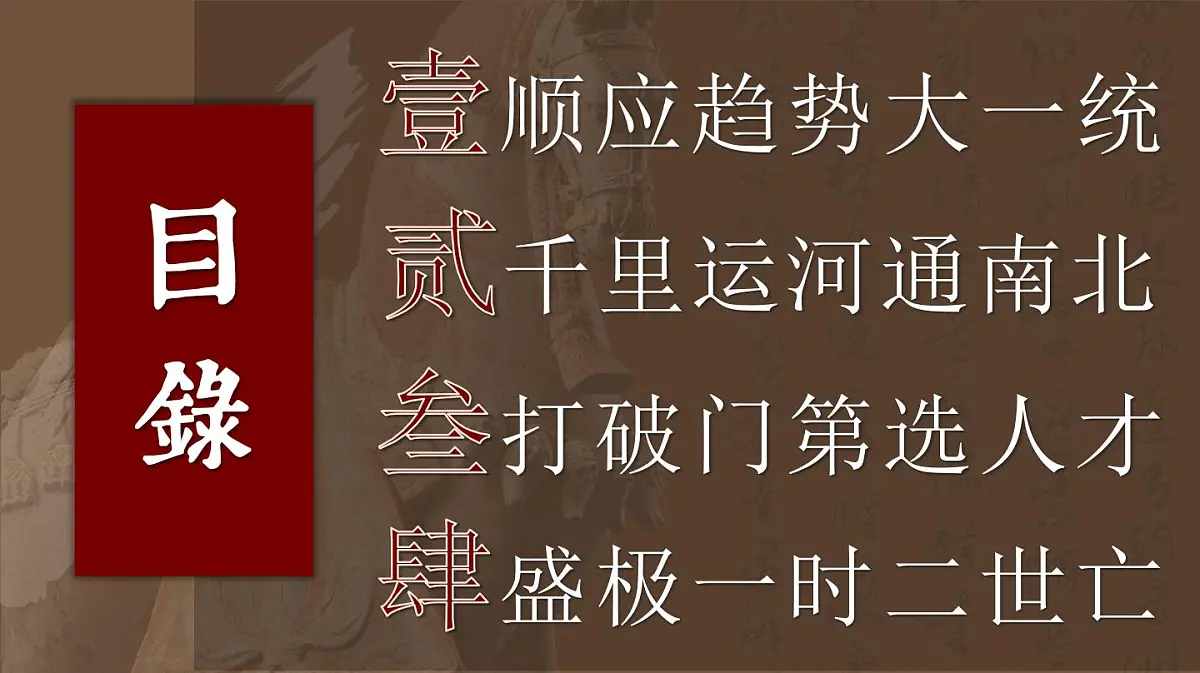 第1课 隋朝统一与灭亡-部编版2025七年级下册历史 课件第2页