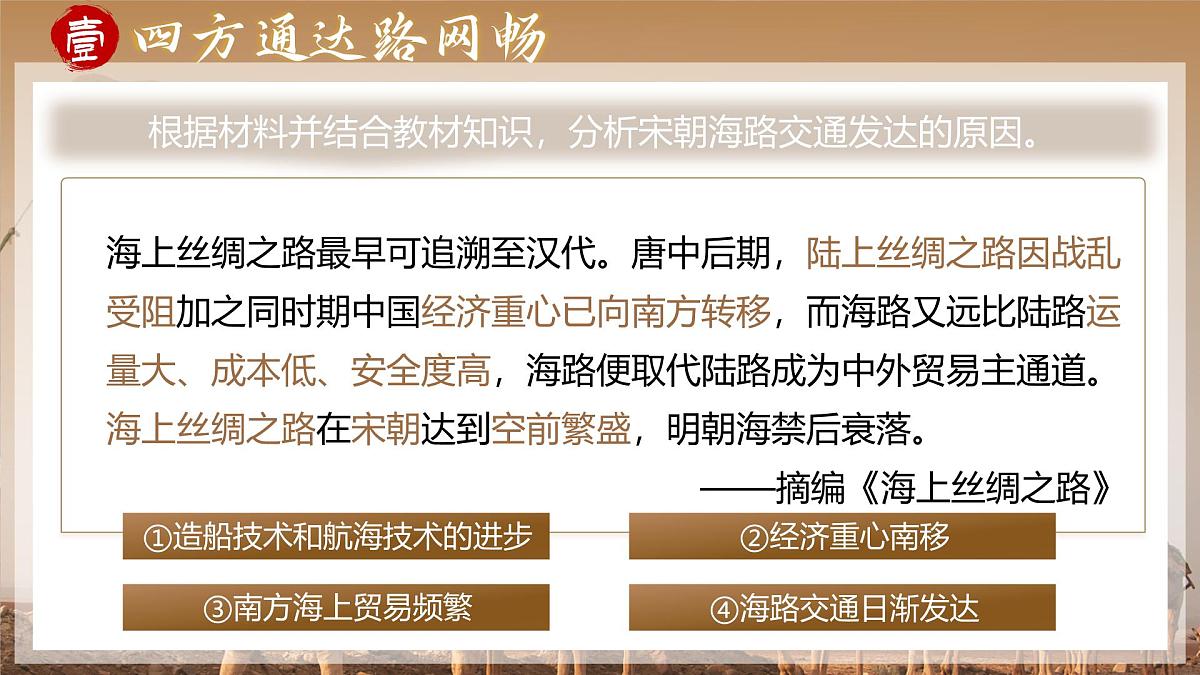 第13课 宋元时期的对外交流-部编版2025七年级下册历史 课件第7页